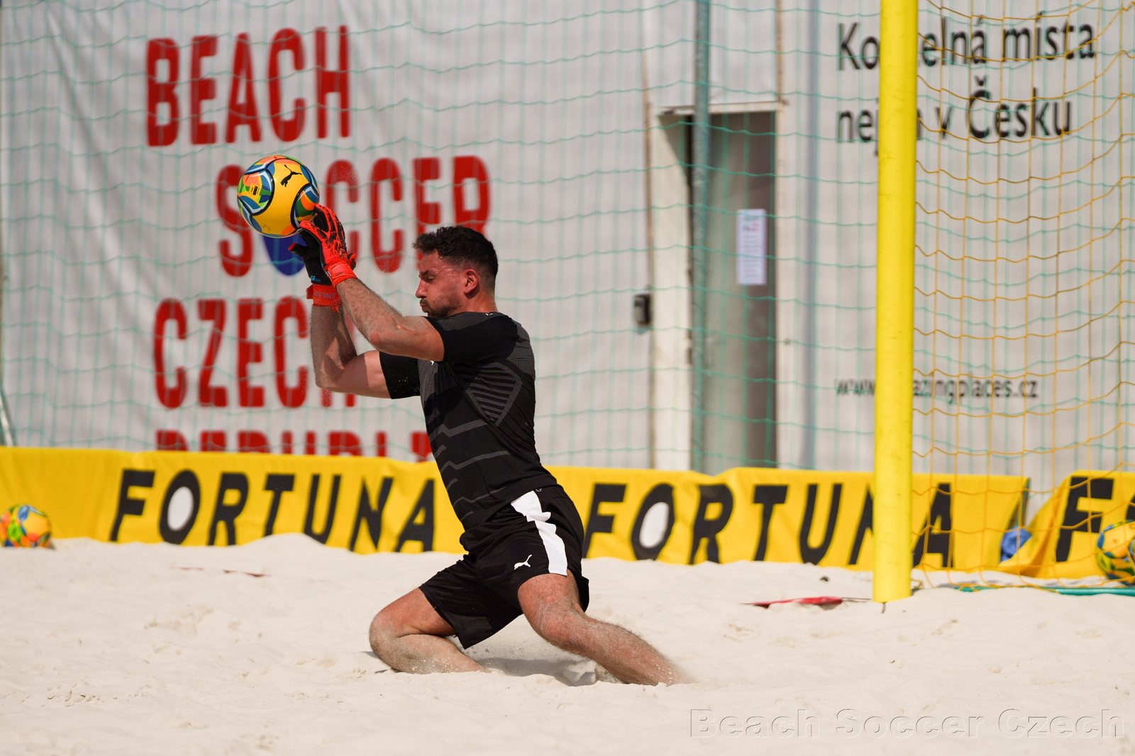 Torwart im Beach Soccer